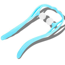 Load image into Gallery viewer, 3 Colors Neck Massager Manual-Neck and Shoulder Shiatsu Roller Ball Auto Massage Tool for Pain Relief of Neck and Muscles, Ergonomic, Lightweight and Portable Design(#2)