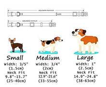 Load image into Gallery viewer, Mihqy Dog Collar with Bohemia Floral Tribal Geometric Patterns - Soft Ethnic Style Collar Adjustable for Small Medium Large Dogs (Bohemian Orange,S)