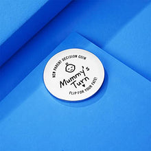 Load image into Gallery viewer, CJ&M Fun New Parents Decision Coin, Engraved Stainless Steel Fun Coin for Decision Making, New baby Gift