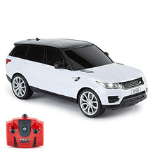 Load image into Gallery viewer, CMJ RC Cars™ Range Rover Sport Officially Licensed Remote Control Car 1:18 Scale Working Lights 2.4Ghz White