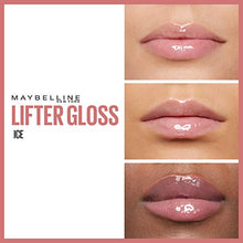 Load image into Gallery viewer, Maybelline New York Lifter Gloss, Plumping & Hydrating Lip Gloss with Hyaluronic Acid, 5.4 ml, Shade: 002, Ice