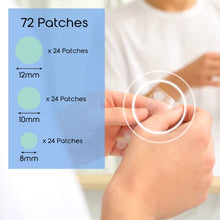Load image into Gallery viewer, Patch Perfect - Spot Patches (72 Count) Pimple Patches with Hydrocolloid and Salicylic Acid Cleansing - Invisible Spot Dots - Suitable for Acne Prone Skin