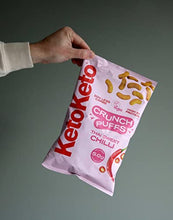 Load image into Gallery viewer, Keto Keto Low Carb Crunch Puffs 10 x 80g Keto Snacks For Weight Loss | Keto Diet, Keto Crisps | Low Carb | Low Calorie, Vegan Food, Gluten Free, High Protein (Thai Sweet Chilli)