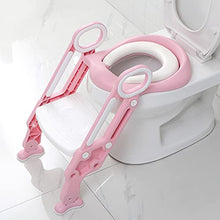Load image into Gallery viewer, GRANDMA SHARK Kids Toilet Potty Training Chair, Anti-Slip Potty Training Toilet Chair with Foldable for Kids Toddler Unisex (Pink)