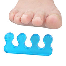 Load image into Gallery viewer, 4 Pairs Gel Toe Stretcher and Toe Separator, Soft Nail Toe Separator Divider Spacer for Pedicure Manicure Nail Art