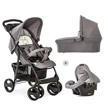 Load image into Gallery viewer, Hauck Disney Pushchair Travel System Shopper SLX Trio Set / Up to 25 Kg / Pram with Mattress / Infant Car Seat / Easy Folding / Fully Reclining / Cup Holder / Sun Hood / Large Basket / Pooh Cuddles