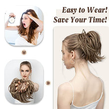 Load image into Gallery viewer, SARLA Messy Bun Hair Pieces for Women Thick Hair Buns Hairpieces Wavy Stright Fake Hair Scrunchies Chignon Ponytail Hair Accessories