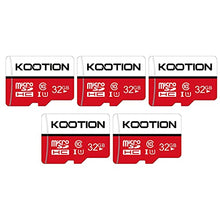 Load image into Gallery viewer, KOOTION Micro SD Card 32GB 5 Pack MicroSDHC UHS-I Memory Card Class 10 High Speed Micro SD Card, C10, U1