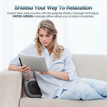 Load image into Gallery viewer, VIKTOR JURGEN Back Massager, Neck Massager with Heat, Massage Pillow Gifts