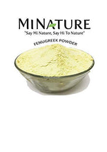 Load image into Gallery viewer, mi nature Organic Fenugreek Powder (TRIGONELLA FOENUM)(100% NATURAL, ORGANICALLY GROWN) (227g / (1/2 lb) / 8 ounces) - Resealable Zip Lock Pouch