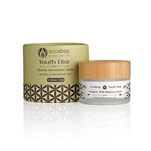 Load image into Gallery viewer, Ecodrop Organic Anti Ageing Cream | Advanced Daily Facial Wrinkle Treatment Cream for Women & Men | All Natural | with Hyaluronic Acid, Retinol & Argan Oil | Vegan | Eco Packaging