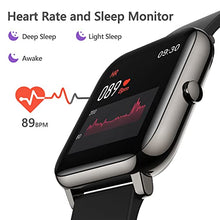 Load image into Gallery viewer, KALINCO Smart Watch, 1.4" Full Touch Fitness Watch with Heart Rate & Sleep Monitor, Fitness Tracker with Blood Pressure & Blood Oxygen Monitor, Waterproof IP67 Smartwatch for Men Women for Android iOS