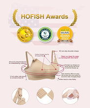Load image into Gallery viewer, HOFISH Maternity Nursing Bras Seamless 3 Pack Sleep Bralette for Breastfeeding with Free Bra Extenders & Clips L
