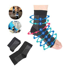 Load image into Gallery viewer, 4 Pairs Dr Sock Soothers Socks Vita Wear Copper Infused Magnetic Foot Support Compression Sock, Yoga Ankle Sports Socks Fitness Sprain Protection Tools (S/M)