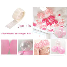 Load image into Gallery viewer, Sylbapestry Pink Balloon Arch Kit Balloon Garland 122pcs White Pink Gold Rose Bling Balloon Strip Birthday Wedding Party Backdrop (pink)