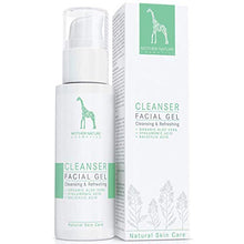 Load image into Gallery viewer, Face Wash Gel with PURE ORGANIC Aloe Vera, Hyaluronic Acid and Salicylic Acid - VEGAN - 125 ml Face Cleanser for Normal, Combination and Blemish-Prone Skin - Natural Facial Care for Men and Women