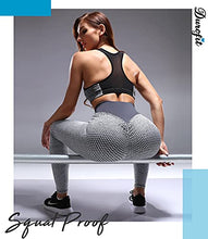 Load image into Gallery viewer, DUROFIT TIK Tok Gym Leggings Anti cellulites Women Scrunch Ruched Butt Lifting Yoga Pants Gym Workout Running Sport Push Up High Waist Full Length Grey S