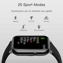 Load image into Gallery viewer, Smart Watch, Fitness Tracker with 24/7 Heart Rate, Blood Oxygen, Blood Pressure, Sleep Monitor, 1.69" Touch Screen IP68 Waterproof Smartwatch, Step Counter Watch for Kids Women Men for iOS Android