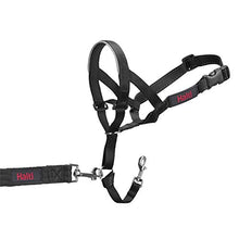 Load image into Gallery viewer, HALTI Headcollar Size 3 Black, UK Bestselling Dog Head Harness to Stop Pulling on the Lead, Easy to Use, Padded Nose Band, Adjustable & Reflective, Professional Anti-Pull Training Aid for Medium Dogs