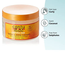 Load image into Gallery viewer, CANTU, Shea Butter for Natural Hair Define Shine Custard, 340g
