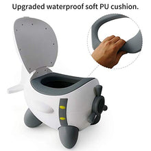 Load image into Gallery viewer, Potty Training Toilet Chair Baby: Toddler Toilets Trainer with Lid - Mini Pottie for Infant Boys Girls - Little Toilet Seat Potty Train with Soft Cushion & Removable Pot for 1-3 Years Old Kids | White