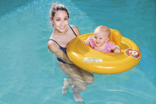 Load image into Gallery viewer, Bestway Baby Swim Safe Seat (Step A) Learn to Swim Round Inflatable, Yellow, 0-12 Months