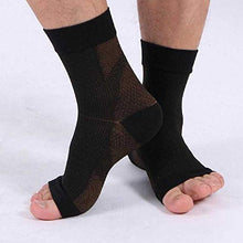 Load image into Gallery viewer, Casiz Dr Sock Soothers Socks, Plantar Fasciitis Foot Care Compression Socks Sleeve with Arch & Ankle Support Unisex - Night Splint Pain Relief L-XL 24cm 1Pair