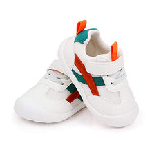Load image into Gallery viewer, MK MATT KEELY Baby Boys Girls First Walking Shoes Toddler Anti-Slip Soft PU Leather Prewalker Sneakers,Size 2.5 UK Child,Green