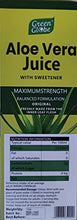 Load image into Gallery viewer, Green Globe – High Strength Aloe Vera Juice 1 Litre | 100% All Natural Aloe Vera Juice Supports Healthy Digestion, Immune System, Overall Wellness and Vegan Friendly (Pack of 1)