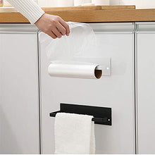 Load image into Gallery viewer, Kitchen Roll Holder, Kitchen Paper Rack Wall Mounted, Toilet Roll Holder,Napkins Storage Rack Holder Under Cabinet, Paper Towel Roll Holder Self Adhesive No Drilling Required (White)