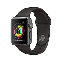 Load image into Gallery viewer, Apple Watch Series 3 (GPS, 38mm) - Space Grey Aluminum Case with Black Sport Band