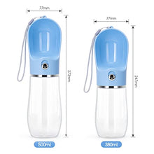 Load image into Gallery viewer, Nobleza - Dog Water Bottle 500ML, Leak Proof Portable Puppy Water Dispenser Pet Outdoor Travelling Large Drinking Cup