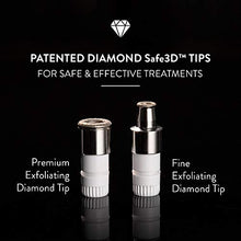 Load image into Gallery viewer, Microderm GLO Diamond Microdermabrasion Machine and Suction Tool - Clinical Micro Dermabrasion Kit for Anti Aging, Advanced Home Facial Treatment System, Blackhead Remover & Exfoliator For Acne Scars