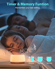 Load image into Gallery viewer, Anescra White Noise Machine for Baby Adults Kids Sound Machine Battery and Plug in, 24 Soothing Sounds Machine with Night Light, Portable Sleep Noise Maker Machine for Home, Office, Travel