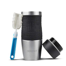 Load image into Gallery viewer, Opard Travel Mug Leakproof 350ml(12oz) Double-Walled Vacuum Insulated Stainless Steel Coffee Mug BPA Free for Men and Women (Silver)