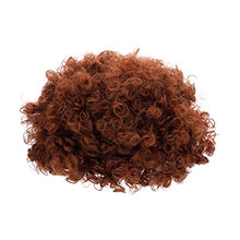 Load image into Gallery viewer, Dacitiery 3 Pcs Hippie Costume Set, Funky Afro Wig VintageSunglasses and Peace Sign Necklace Fancy Dress Hippy Accessories for60s/70s Theme Party( Brown)