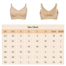 Load image into Gallery viewer, neppein Maternity Nursing Bra, 3Pack Seamless Pregnancy Bra Breastfeeding Bra Sleep Bralette with Removable Spill Prevention Pads and Bra Extenders
