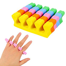 Load image into Gallery viewer, Dacitiery 20 Pcs Foam Toe Finger Separator Toe Finger Dividers Disposable Soft Sponge Nail Toe Separator Divider Spacer for Pedicure Manicure Nail Art Accessories Tools