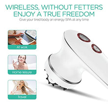 Load image into Gallery viewer, VOYOR Handheld Massager Cordless Deep Tissue Cellulite Massager for Face, Arm, Hand, Neck, Foot and Body, Silicone Face Brush, 3 Multi-Functional Heads, IPX7 Waterproof & Rechargeable VRMM1-NEW