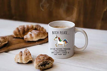 Load image into Gallery viewer, VIROSA Bitch Please I'm So Fabulous Unicorn Ceramic Mug, Funny Gift for Loved Ones, Birthday, Office Gift, Christmas, Thanksgiving, Funny Rude Gift Coffee Mug for Any Occasion Present
