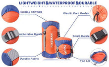 Load image into Gallery viewer, HIKEMAN Ultralight Compression Stuff Sack Sleeping Bag Compression for Outdoor Camping Hiking Backpacking Travelling (Blue, S)