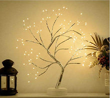 Load image into Gallery viewer, S-Union Tabletop Bonsai Lighted Tree 108 LED Christmas Decorations Table Tree Lamp Lights, Battery/USB Operated, DIY Artificial Tree for Wedding Party Gifts Indoor Outdoor Bedroom Desktop Decor