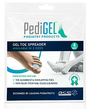Load image into Gallery viewer, PediGel® - Medically Approved Polymer Gel Toe Separator for Overlapping Toes - Universal - 4 Units