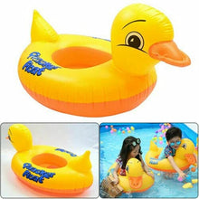 Load image into Gallery viewer, Baby Inflatable Yellow Duck Swimming Ring Circle Seat Pool Float Summer Kids Buoy Water Raft Floating Funny Toy Boat Children Training-duck (1 X Yellow Duck)