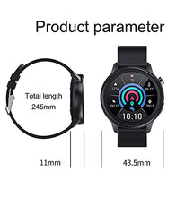 Load image into Gallery viewer, Smart Watch ECG Men, 1.3“ Full Touch Screen Smartwatch Temperature, IP68 Waterproof Women Fitness Tracker with PPG/Heart Rate Monitor Message Notice Pedometer Sleep Monitor for Android iOS Black