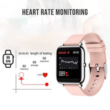 Load image into Gallery viewer, Rinsmola Smart Watch for Women Men, Fitness Watch 1.4" Full Touch Screen, Fitness Tracker with Heart Rate Sleep Monitor Step Calorie Counter, IP67 Waterproof Smartwatch for iOS Android Phone