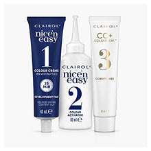 Load image into Gallery viewer, Clairol Nice'n Easy Crème, Natural Looking Oil Infused Permanent Hair Dye, 1 Blackest Black