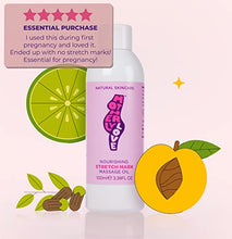Load image into Gallery viewer, Motherlylove TUMS & BREASTS Stretch Marks Oil | 100% Natural Vegan | Vitamin E, Citrus Lime | Moisturises, Hydrates & Nourishes Your Skin | Award Winning | Made in UK Created by an Expert Midwife