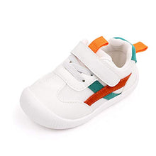 Load image into Gallery viewer, MK MATT KEELY Baby Boys Girls First Walking Shoes Toddler Anti-Slip Soft PU Leather Prewalker Sneakers,Size 2.5 UK Child,Green