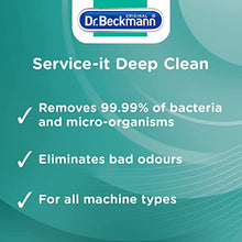 Load image into Gallery viewer, Dr. Beckmann Service-it Deep Clean Washing Machine Cleaner | Removes 99,99 % of bacteria and fungi and viruses | eliminates bad odours | 250 g